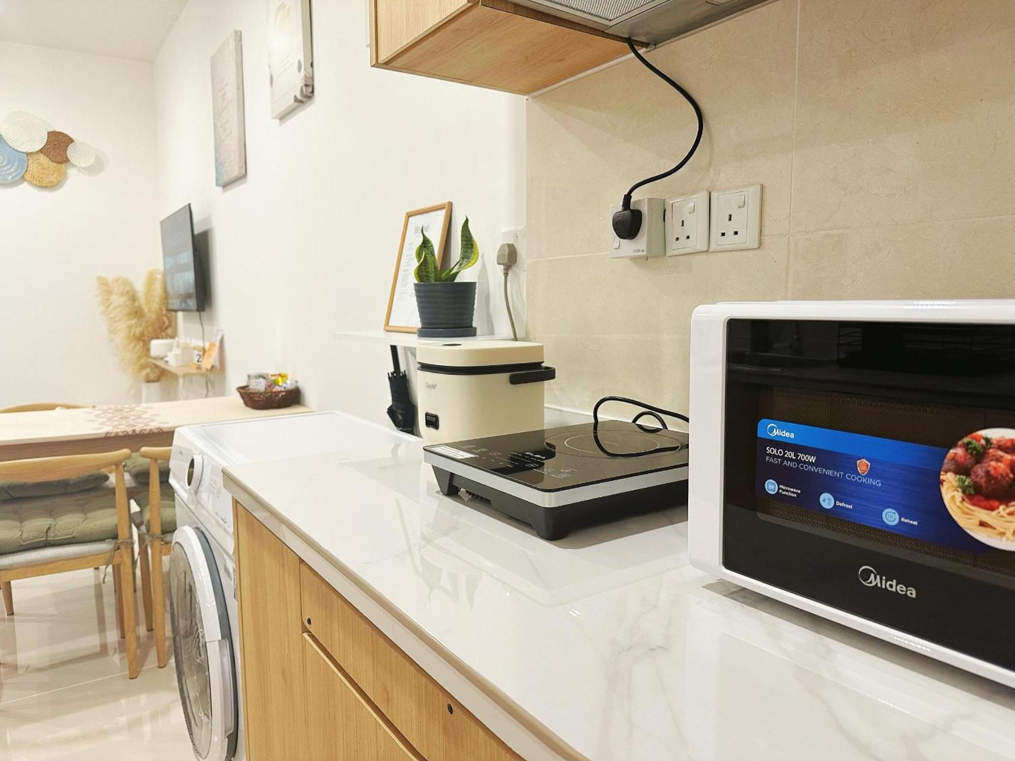 Summer Studio Apartment At Kota Kinabalu City Centre Bagian luar foto