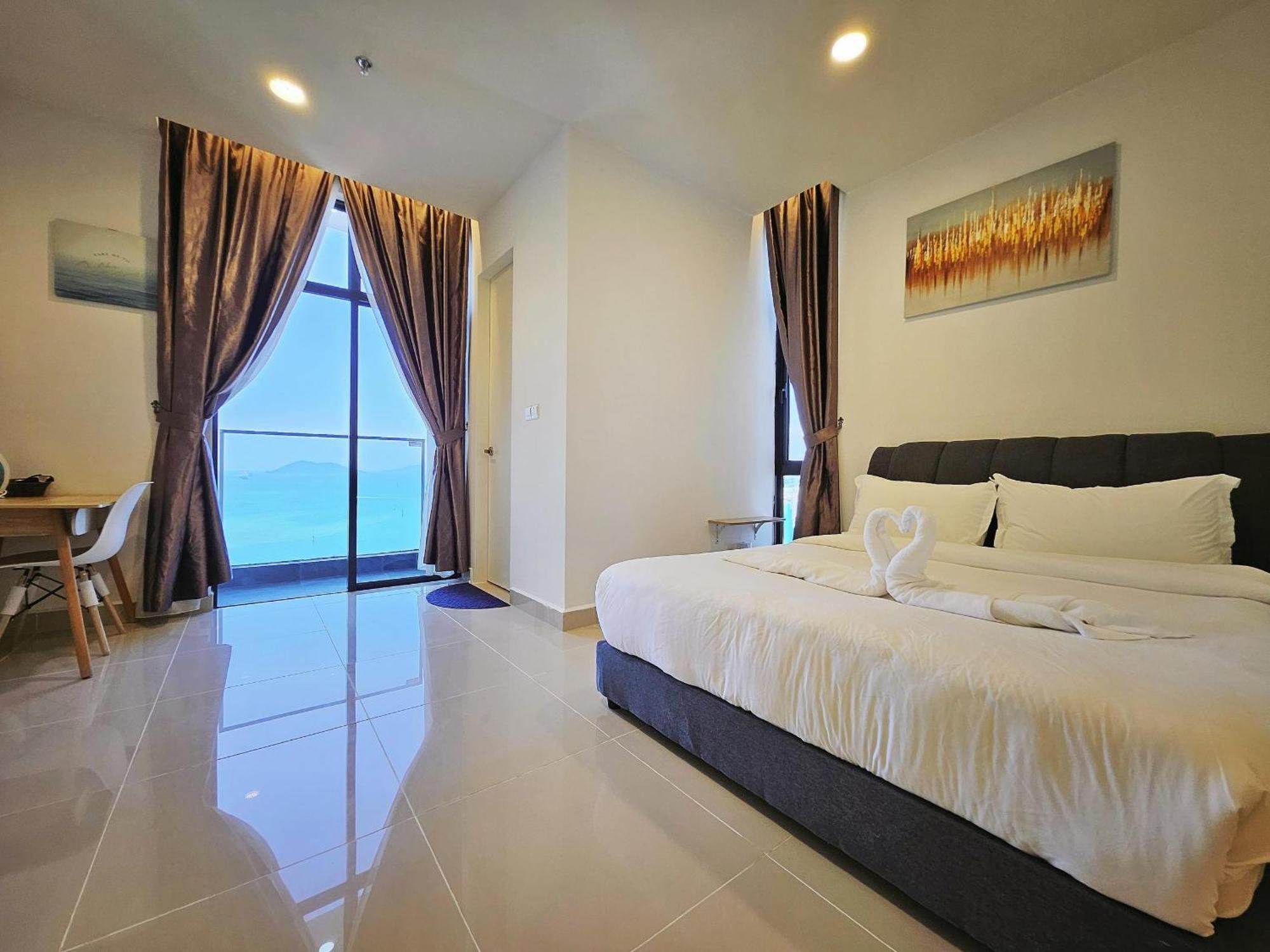 Summer Studio Apartment At Kota Kinabalu City Centre Bagian luar foto